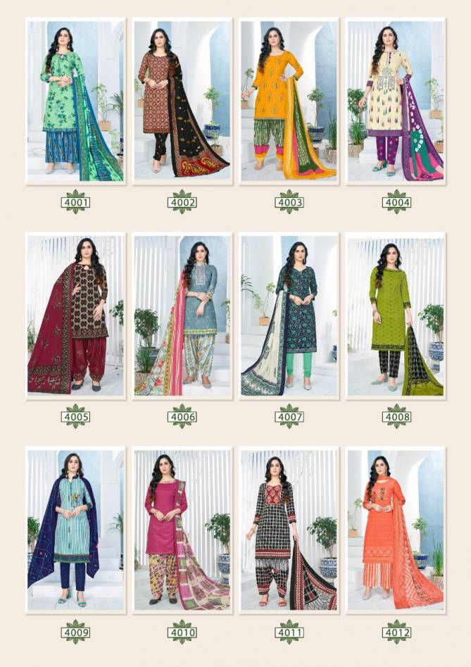 Mishri Meera 4 Cotton Printed Regular Wear Dress Material Collection
